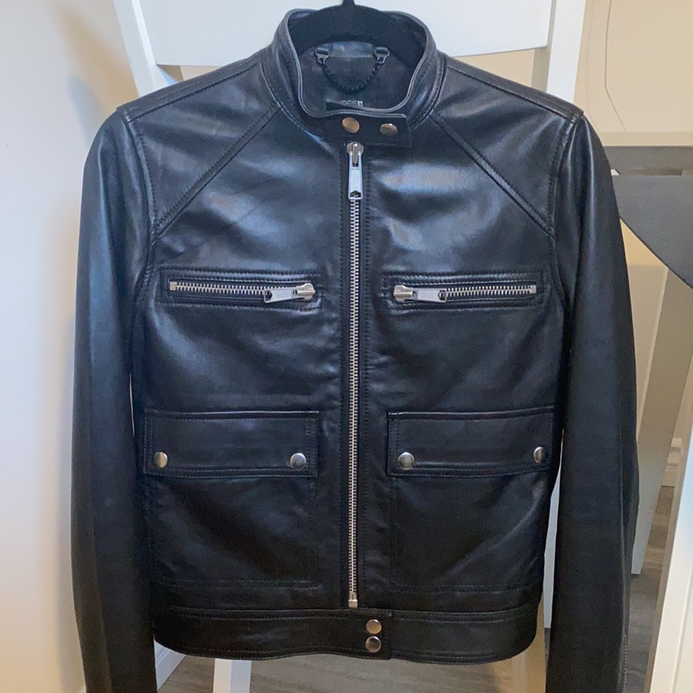 Joe's Jeans Midnight Leather Jacket